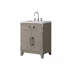 Ensemble de meuble-lavabo simple 24 po x P 18 po avec plateau en acrylique et robinet-768151895