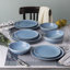 Ensemble de 4 assiettes Noritake Colorwave Kiln Azure, 10,5 po