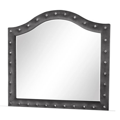 Miroir capitonné en cristal Sophia Modern Style