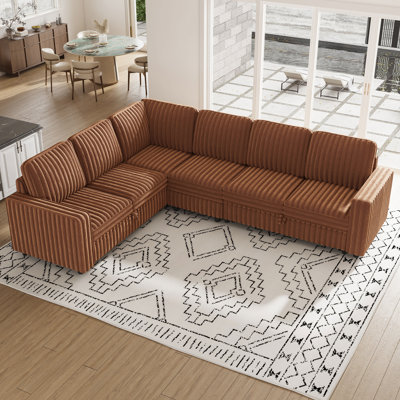 L-Shaped Modular Sleeper Sectional