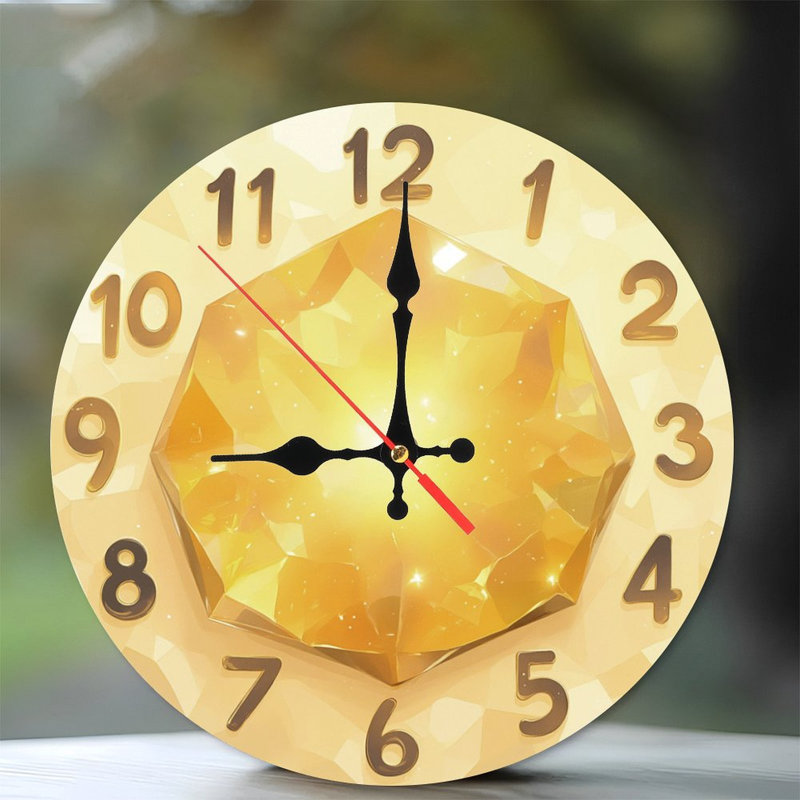 Horloge ornée de chiffres 1-12