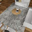 Tapis gris en polypropylène tissé à la main Raghdah-332800833