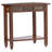 Oak and Slate Solid Wood Tile Recliner Wedge Table in Rustic Oak