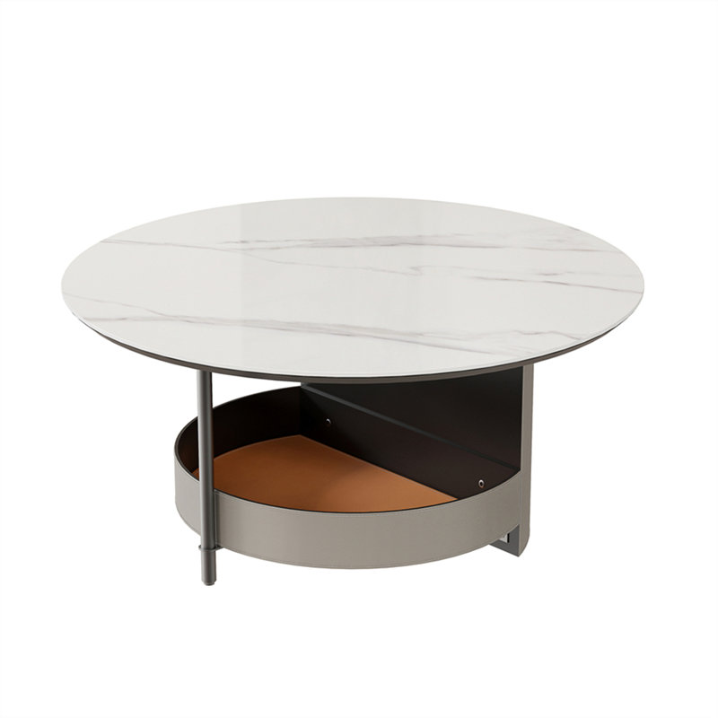 Danziel Floor Shelf Coffee Table with Storage