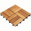 10 tuiles de terrasse en bois d'acacia emboîtables 10 pièces, plancher extérieur et intérieur 11,8 po x 11,8 po pour patio, jardin, balcon-121427708