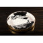 Bianco Nero Round Serving Tray Small