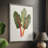 Organic Veg V Framed Print - Solid Wood-1291757076