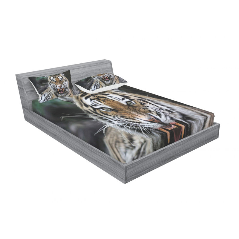Microfiber Sheet Set, Full/Double Sheet Set with Fitted Sheet
