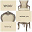 Charmant ensemble de fauteuils en chêne antique pour une expérience d'assise élégante