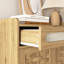 Armoire à café, buffet de style campagnard moderne avec tiroir et tablette réglable