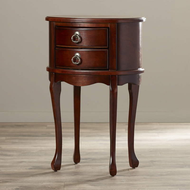 Whitley Oval Side Table, Plantation Cherry
