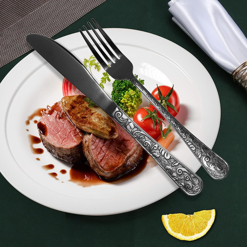 Mercer41 Reannon Stainless Steel Flatware Set - Service for 8