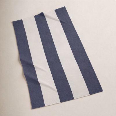 Striped Cotton Beach Towel