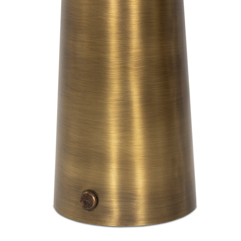Lumo Table Lamp, Aged Antique Brass Iron