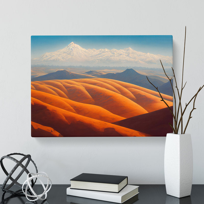 Grand Mountain Landscape - Wrapped Canvas, 50cm H x 76cm W x 3cm D