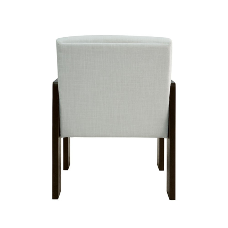 Astor Linen Armchair, Espresso Oak
