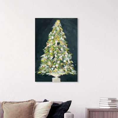 « christmas tree 2 », peinture sur toile