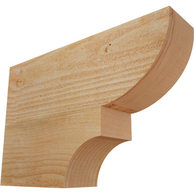 4"W x 12"H x 18"L Ridgewood Rough Sawn Rafter Tail, Douglas Fir