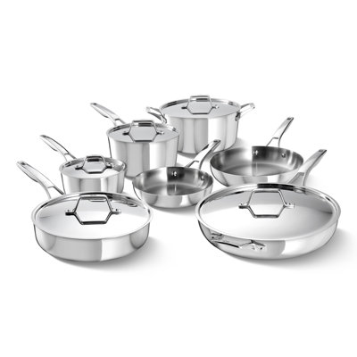 Calphalon Premier Stainless Steel 12-Piece Cookware Set