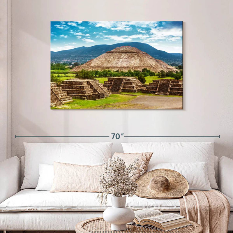 Aztec Pyramid, 30" H x 45" W