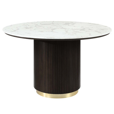 Table de salle à manger ronde, petite table basse pour salle à manger de salon