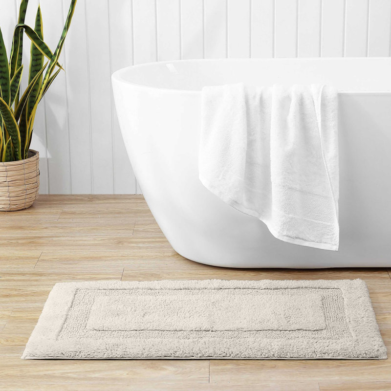 Long Branch Bath Rug, Beige, 21 x 34