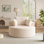 Fauteuil inclinable surdimensionné de 50 pouces, fauteuil de lecture d'intérieur en velours côtelé rembourré de mousse, rembourré de mousse, confortable, sans os, sans assemblage requis