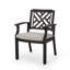 Outdoor Dining Armchair with Cushions