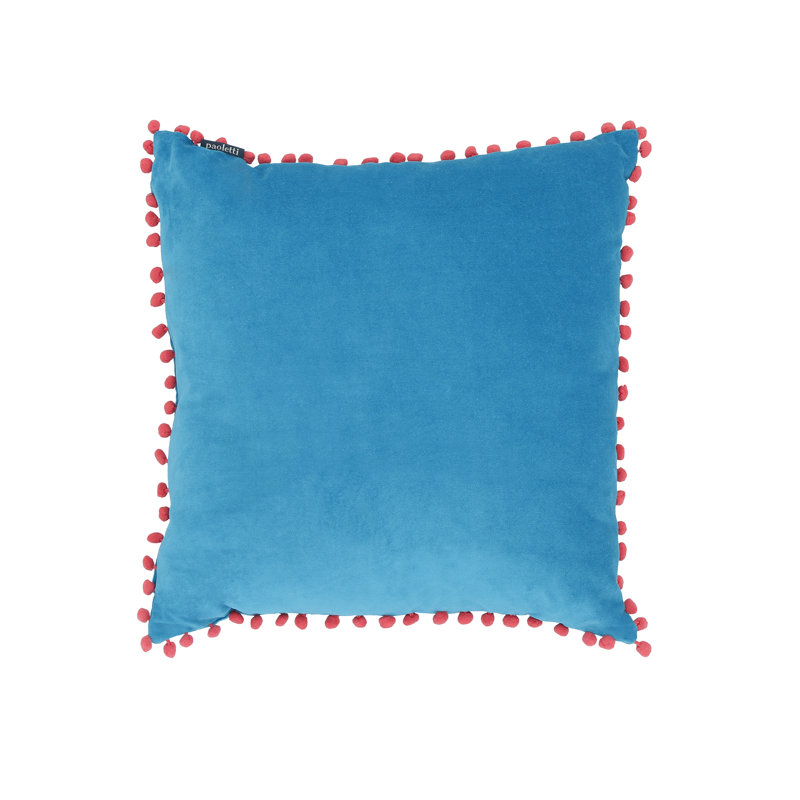 Square Throw Cushion, Teal