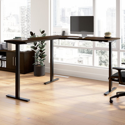 Bureau debout à hauteur ajustable en L Bush Business Furniture Move 60 - Réversible