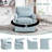 28.7" Wide Modern Upholstered 360° Swivel Accent Armchair With Lumbar Pillow