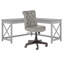 Chaise de bureau en L 60 W Huckins-1611341359