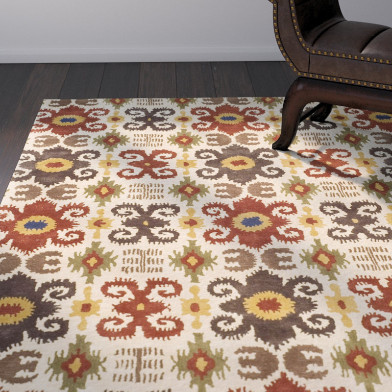 Tapis en laine touffeté à la main Soho, Rectangle 5 pi x 8 pi
