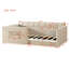 Lit de jour bas rembourré avec poche de rangement-1190842124-1190842123