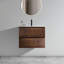 Meuble-lavabo mural 24 po avec lavabo en céramique et un trou de robinet-1381891693