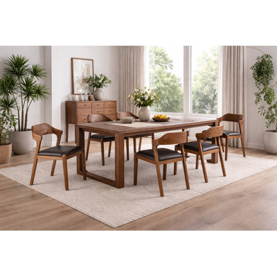 Levata Drop Leaf Solid Wood Dining Set