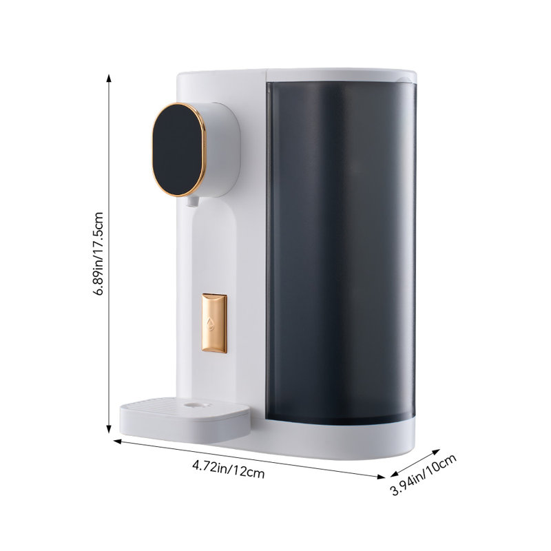 Rechargeable Wall-Mounted Mouthwash Dispenser with 2 Cups