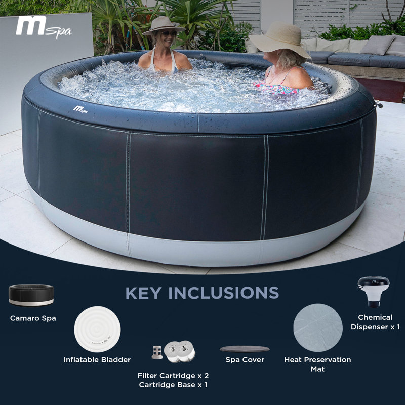 Spa de massage gonflable à bulles MSpa, spa pour 4 à 6 personnes, Super Camaro