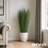 24" Artificial Grass Plant In White Pot