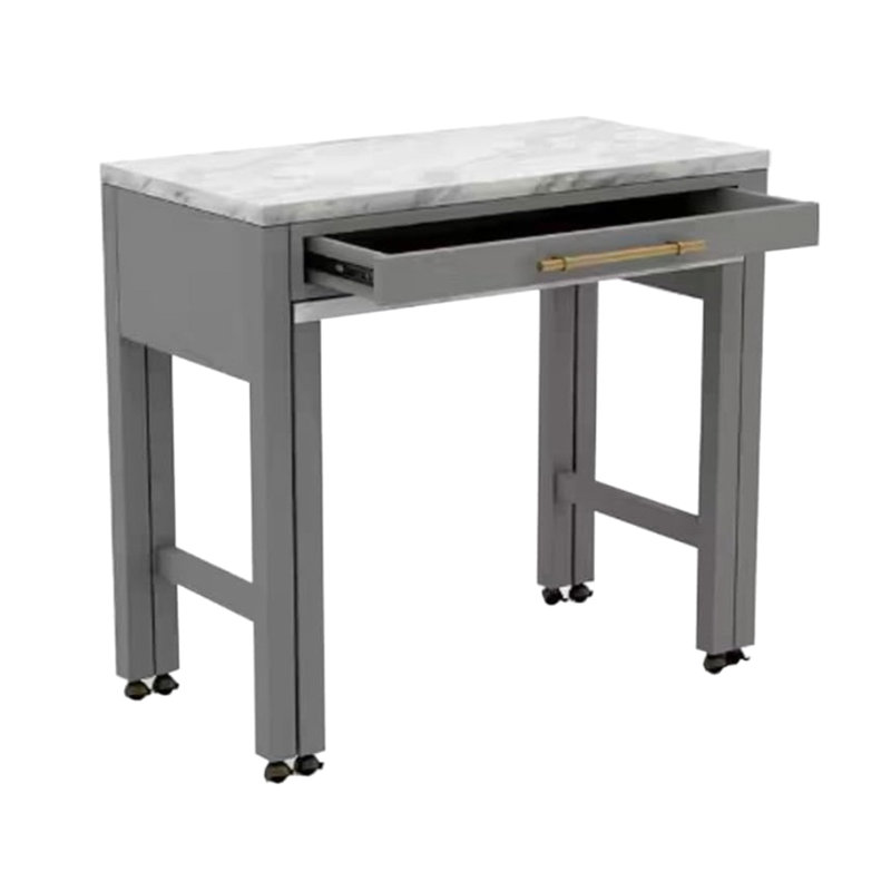 Faux Marble Top Dining Set