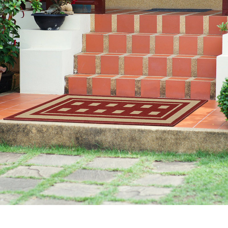 Tapis intérieur / extérieur Annessia, Rectangle 2 pi x 3 pi 4 po