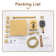 Revitalize 3-Function 12 Inch Wall Mount Rainfall Thermostatic Shower System with 6 Body Jets