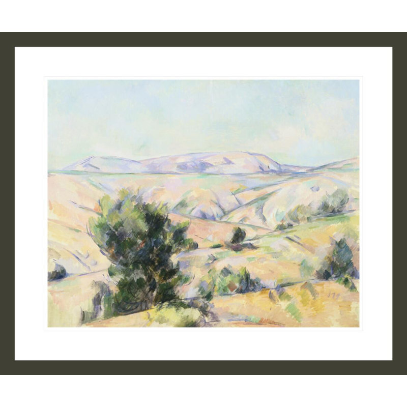 Paysage de montagne par Paul Cézanne - Impression numérique sur toile, H 23,5 po x l 27,92 po