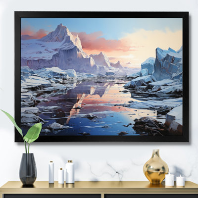Antartica Antarctique Mirage, reproduction d'art sur toile