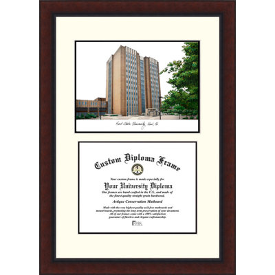 Cadre de diplôme de l’doré traditionnel kent state NCAA