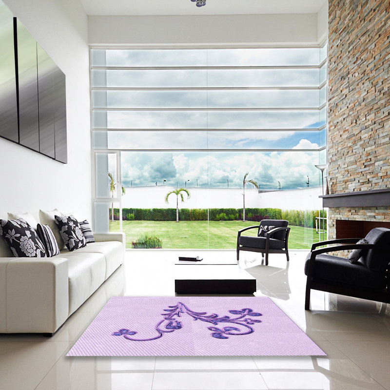 Tapis mauve, Carré 7 pi
