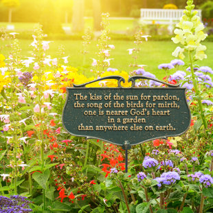 Signe de jardin Flora & Fauna Kiss of the Sun