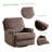 Norvis 29.5" Wide Modern Refined Linen Upholstered Standard Swivel Manual Recliner-557812736