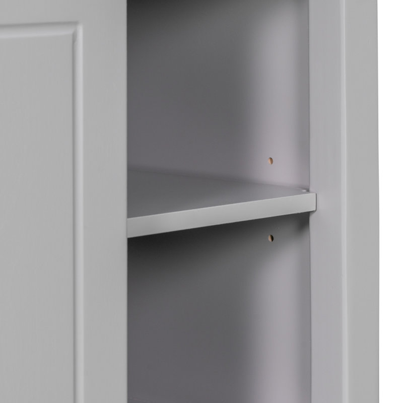 Meuble-lavabo 30 po avec lavabo en céramique, Gris