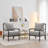 Accent Chair With Turned Wood And Solid Frame-1112785278